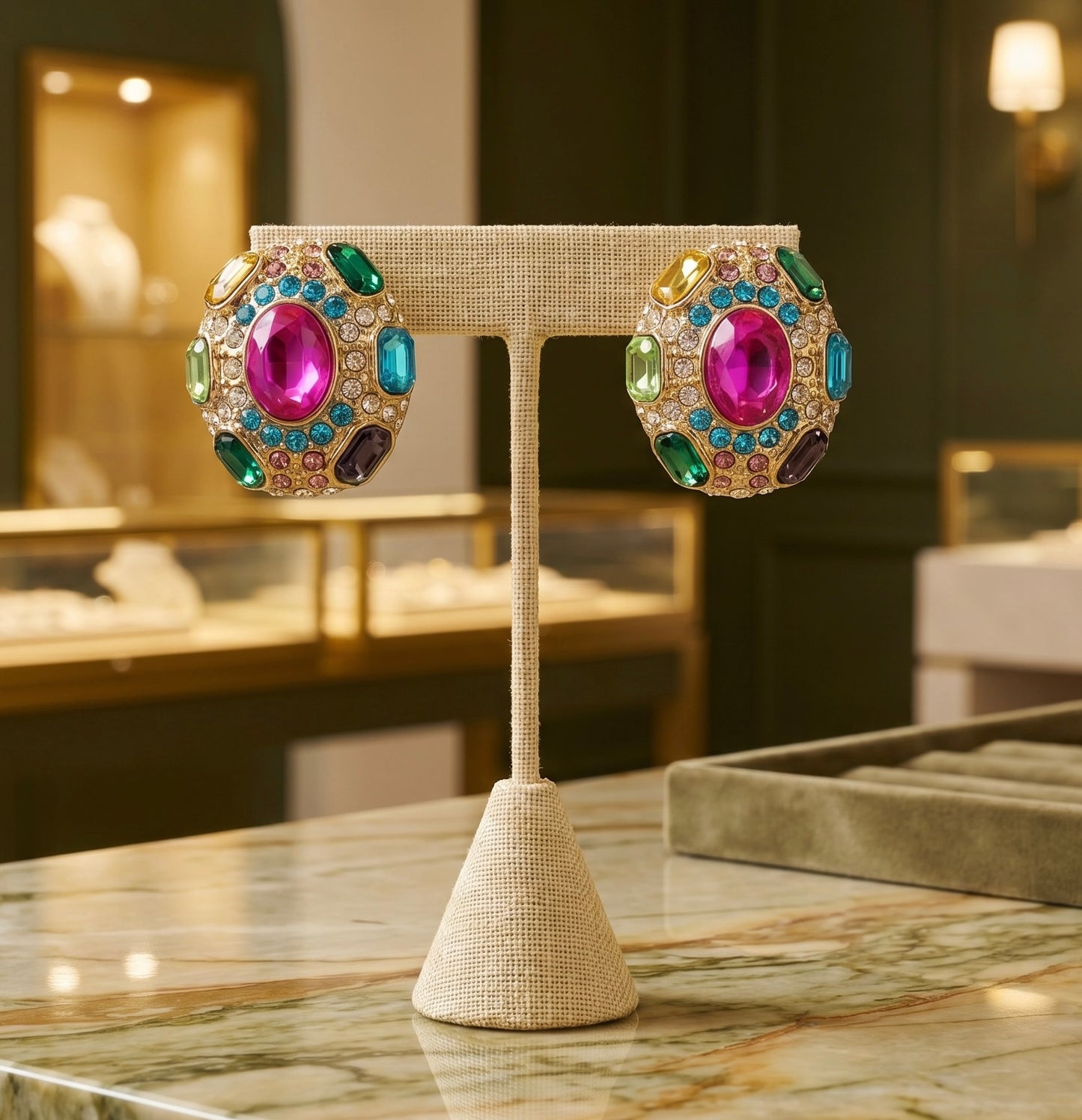 Royale Emerald Earrings