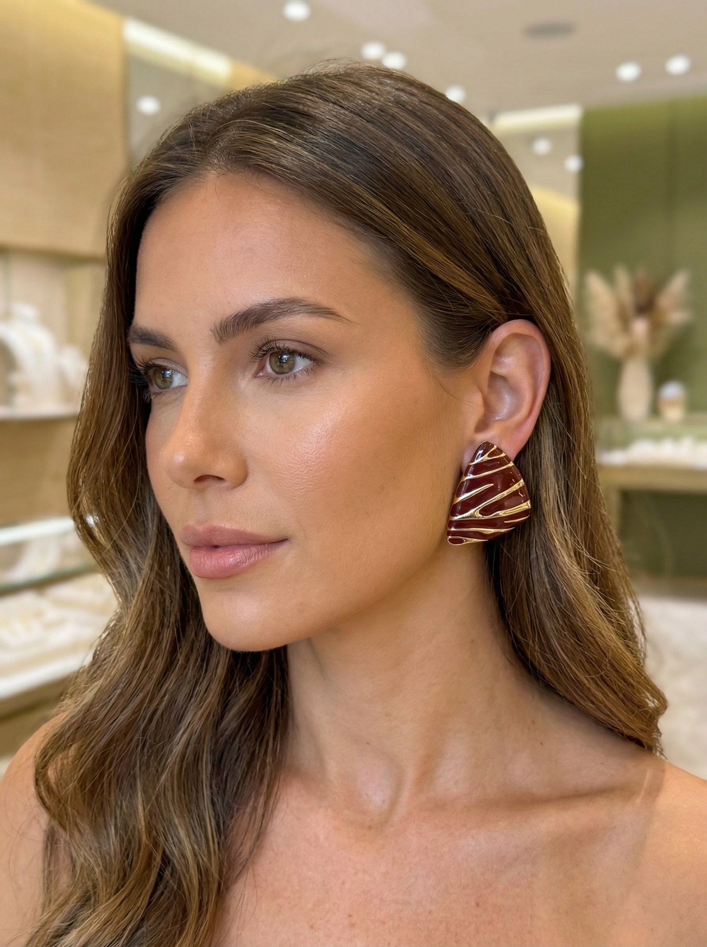 Golden Breeze Earrings