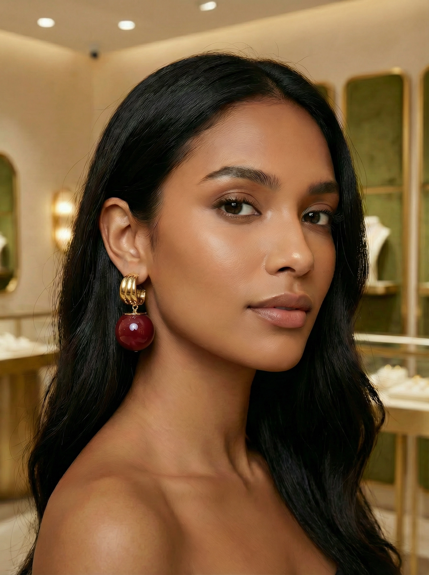 Ruby Lady Earrings